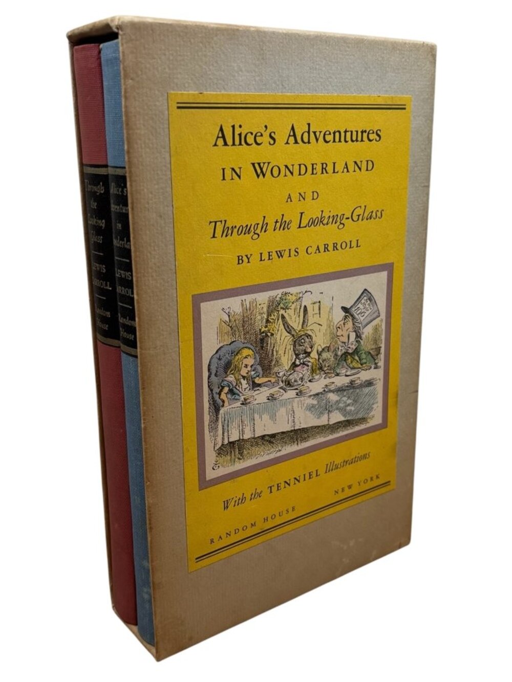 Vintage 1965 Alice's Adventures in Wonderland & Through the Looking Glass Set
